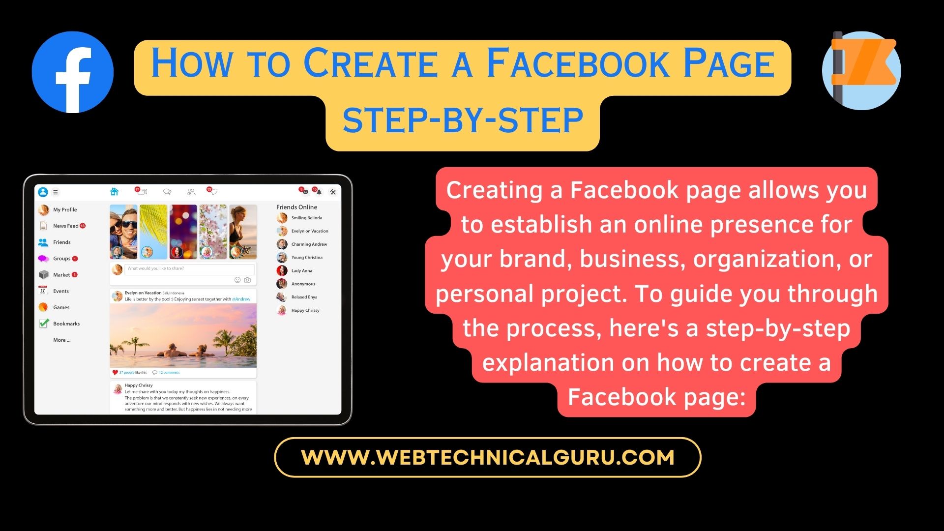 Create a Facebook Page 1