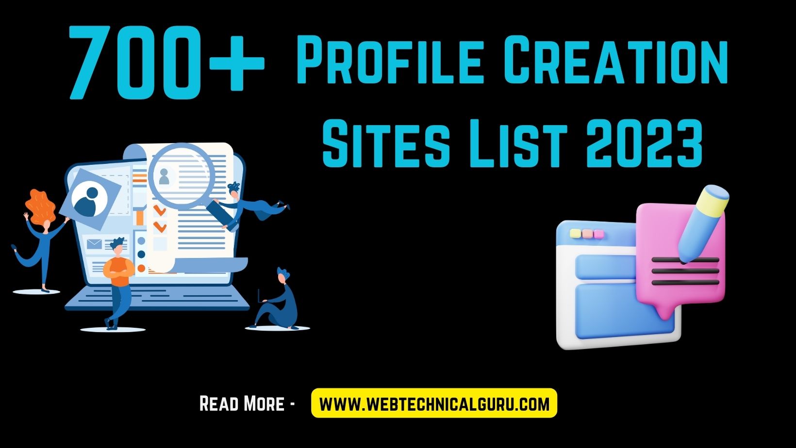 Profile Creation Sites List 2023