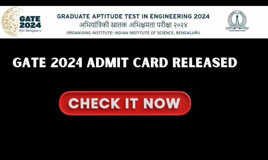 GATE 2024 Admit Card